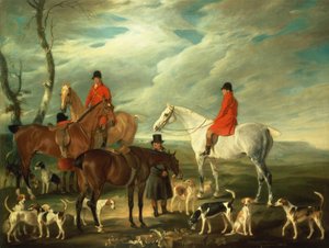 The Meet, Melton Mowbray 作： John E. Ferneley