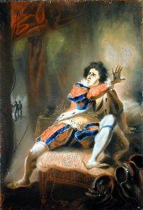 ジョン・フィリップ・ケンブル（1757-1823） - シェイクスピアの「リチャード3世」（パステル、ベラム