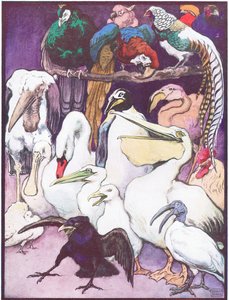 「At Length the Paint was Nearly All Use Up」、「The Angel Artist」のイラスト、「Animal Legends from Many Lands」のイラスト、Raphael Tuck & Sons Ltd. 発行（カラー リソ）