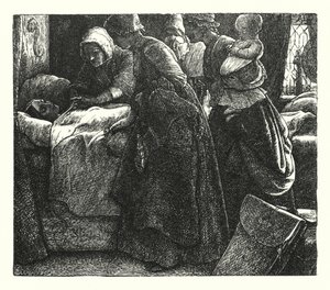 The Lord of Burleigh（バーレイ卿）（彫刻 作： John Everett (after) Millais