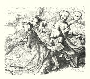 The Talking Oak（彫刻 作： John Everett (after) Millais