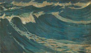 海景、19世紀後半から20世紀半ば（キャンバスに油彩） 作： John Everett