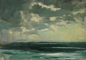 海景、19世紀後半から20世紀半ば（紙に油彩） 作： John Everett