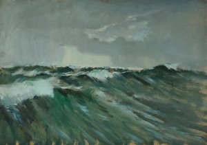 海景、19世紀後半から20世紀半ば（紙に油彩） 作： John Everett