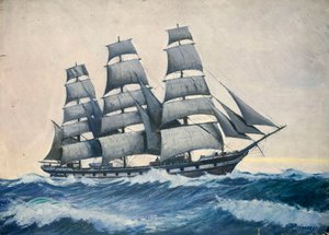 海景 1876-1949年頃 油彩・紙 作： John Everett