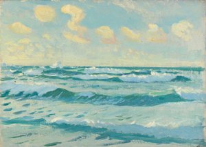 海景、19世紀後半から20世紀半ば（紙に油彩） 作： John Everett