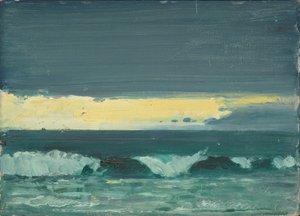 海景、19世紀後半から20世紀半ば（紙に油彩） 作： John Everett