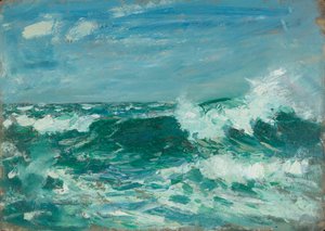 海景、19世紀後半から20世紀半ば（紙に油彩） 作： John Everett