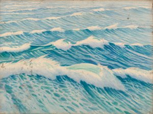 海景、19世紀後半から20世紀半ば（水彩、黒鉛、ボード） 作： John Everett
