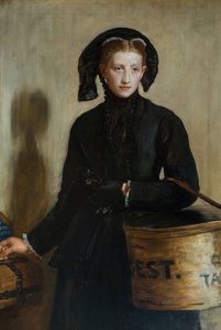 未亡人のダニ、1870年。 作： John Everett Millais