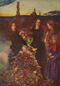 1856年秋の紅葉、1915年 作： John Everett Millais