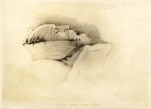 ディケンズ、彼の死の翌日、1870 作： John Everett Millais
