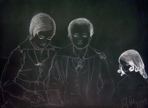 ハリー・アンド・アーサー・リード・レンプリエール・アンド・エミリー・レンプリエール 作： John Everett Millais