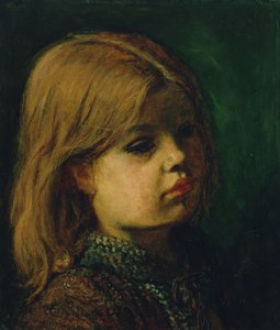 少女の頭 作： John Everett Millais