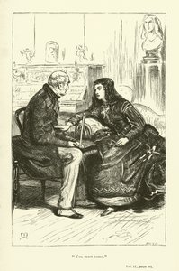 Anthony TrollopeによるPhineas Finnのイラスト 作： John Everett Millais
