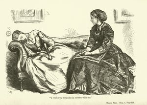 Anthony TrollopeによるPhineas Finnのイラスト 作： John Everett Millais