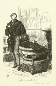 Anthony TrollopeによるPhineas Finnのイラスト 作： John Everett Millais
