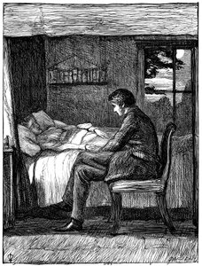 オーウェンメレディスによる詩「最後の言葉」のイラスト、1860年。 作： John Everett Millais
