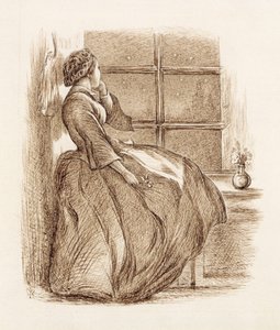 ロストラブ、1859年頃（ペンとインク） 作： John Everett Millais
