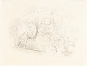 ツリーの下の恋人 作： John Everett Millais