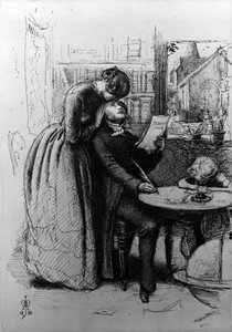愛のために結婚、1853 作： John Everett Millais