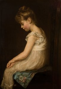 瞑想、1879 作： John Everett Millais
