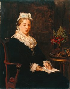 エクルズのブルーム・ハウスに住むレオポルド・ライス夫人 作： John Everett Millais