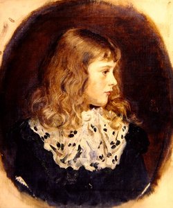ミス・マーガレット・ミレイの肖像（油彩・キャンバス） 作： John Everett Millais