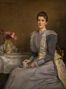 ジョセフ・チェンバレン夫人の肖像（1864-1957） 作： John Everett Millais