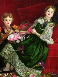 ポット腐った 作： John Everett Millais