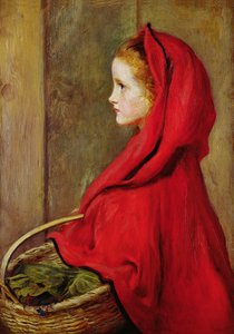 赤ずきん 作： John Everett Millais
