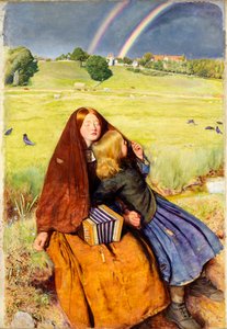 盲目の少女、1854-56 作： John Everett Millais