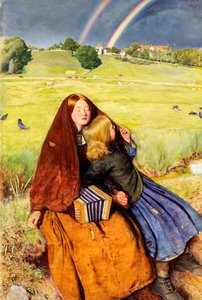 盲目の少女、1856年。 作： John Everett Millais