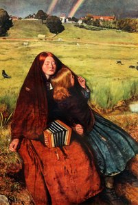 ブラインドガール、1856年、1948年。 作： John Everett Millais