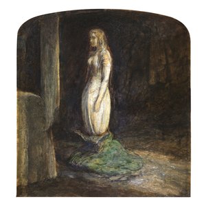 聖アグネスの前夜 作： John Everett Millais