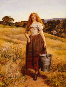 農夫の娘 作： John Everett Millais
