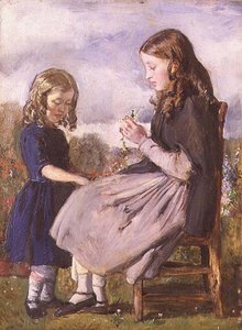 The Garland Weavers」（油彩・キャンバス 作： John Everett Millais