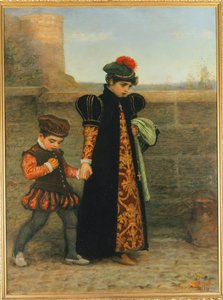 聖テレサの少女時代 作： John Everett Millais
