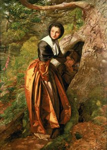 禁止された王家主義者、1651年、1852-53年 作： John Everett Millais