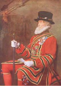 マイマガジンpub.1922の衛兵のヨーマン 作： John Everett Millais
