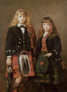 2つのバーンズ 作： John Everett Millais