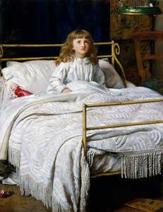 目覚めている 作： John Everett Millais