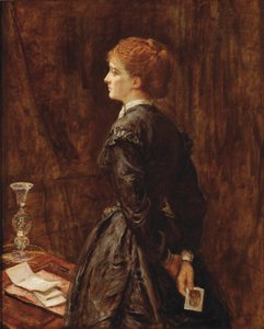 はい、もしくは、いいえ？ 作： John Everett Millais