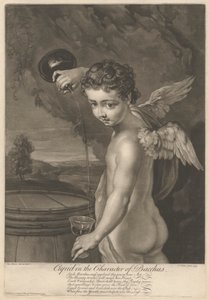 バッカスのキャラクターのキューピッド 作： John Faber the younger