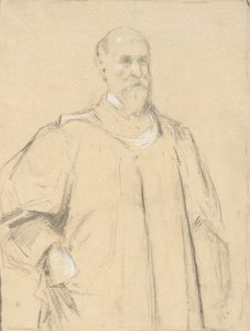 ウェイランド判事、イェール大学で絵画の勉強中 作： John Ferguson Weir