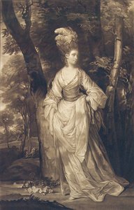 エリザベス、ハミルトン公爵夫人、ブランドン、アーガイル、C。リード作、1770年 作： John Finlayson