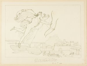 アポロとダイアナ 作： John Flaxman