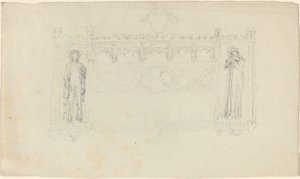 シムコー モニュメント、エクセター大聖堂のデザイン 作： John Flaxman
