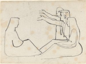 4 つの着席図 作： John Flaxman