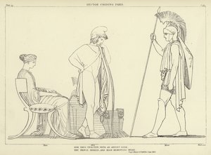 ヘクターはパリを非難 作： John Flaxman